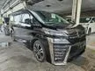Recon 2019 Toyota Vellfire 2.5 Z G Edition MPVKING SUNROOF MOONROOF NEW FACELIFT PILOT SEAT TIP TOP CONDITION - Cars for sale