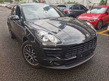2018 Porsche Macan 2.0 Grey Exterior With Panroof,Reverse Camera,PCM,Lane Assist,Sport Plus Mode And 2 Tone Interior Black And Red