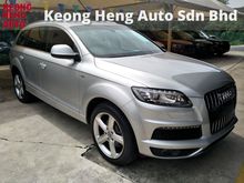 2014 Audi Q7 3.0 TDI Quattro S Line DIESEL TURBO SUPERCHARGED POWER BOOT AIRMATIC SUSPENSION REVERSE CAMERA FREE WARRANTY LOCAL AP