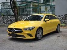 2021 MERCEDES-BENZ CLA180 SHOOTING BRAKE 1.3 (A) BSM, DYNAMIC SELECT, REVERSE CAM, PWR BOOT, MEMORY SEAT, BIG DIGITAL METER