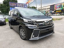 2016 Toyota Vellfire 2.5 Z G Edition - KL AP - CONDITION GRADE 4.5 - ACTUAL MILEAGE - ACCIDENT FREE - CRAZY CNY SALES - 5 YEARS WARRANTY - MANY REBATE