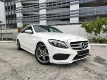 2018 Mercedes-Benz C200 2.0 AMG Line Original Sedan CKD low mileage Leather sport Red bucket seats