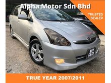 2007 TRUE Toyota Wish 1.8 (A) FACELIFT 4 NEW TYRES GRADE A NEGO SKIRTING PROMOTION
