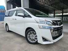 2018 Toyota Vellfire 2.5 V Spec 3LED JBL Home Theatre 4 Camera PCS LTA BSM DIM PB Unreg