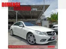 2010 Mercedes-Benz E250 1.8 AMG Coupe - 0125949989 Ms Ruby