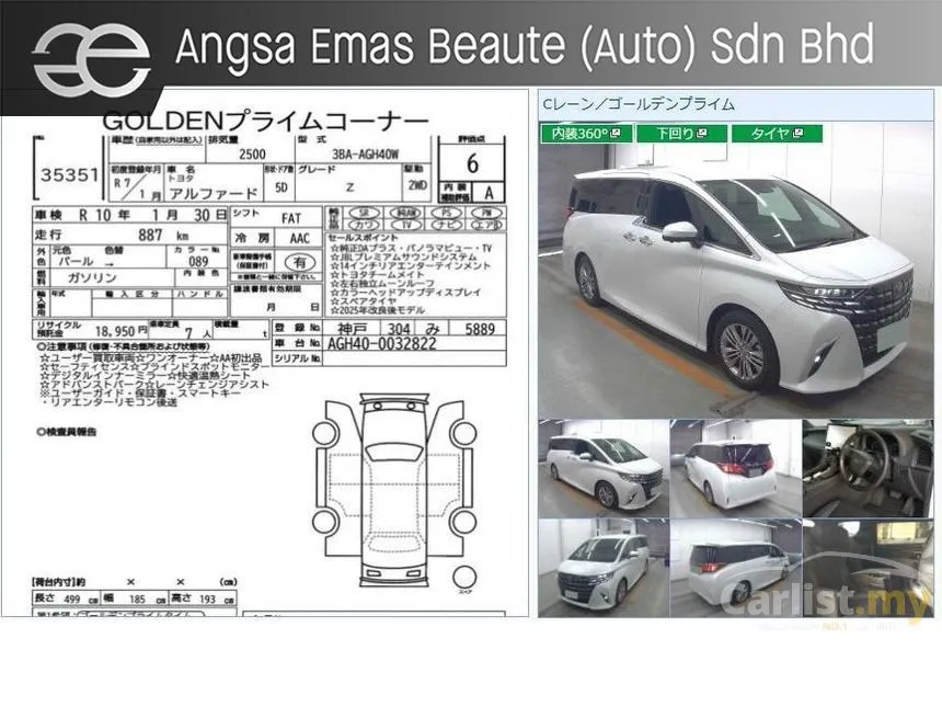 2025 Toyota Alphard Z Modelista MPV