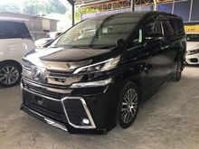 2015 Toyota Vellfire ZG 2.5 Full JBL/Pre-Crash/3YearWarranty Unregister