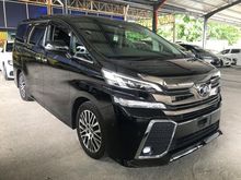 2015 Toyota Vellfire ZG 2.5 Full JBL/Pre-Crash/3YearWarranty Unregister