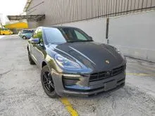 (Provide Warranty, Genuine Mileage, Grade 4.5B) 2022 Porsche Macan 2.0 High Spec. AirCon Seat, PDLS+, BSM, KeyLess, 360 Camera, Pre-Collision S GTS