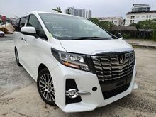 2015 Toyota Alphard 2.5 SC,SUNROOF,JBL,FULL LEATHER,15 UNREG,CHEAP