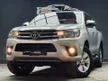 Used 2017 TOYOTA HILUX 2.4 G (A) DOUBLE CAB 4X4 FULL LEATHER SEAT WITH ELECTRIC PUSH START NO OFF ROAD LOW MILEAGE