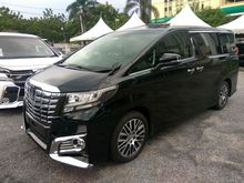 2016 Toyota Alphard 2.5 G S C Full Leather Sunroof Alpine Unreg Recond ZG Package MPV