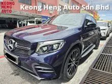 YEAR MADE 2018 Mercedes-Benz GLC250 2.0 4MATIC AMG Line COUPE Done 57000 KM ONLY Full Service HAP SENG STAR ((( FREE 2 YEARS WARRANTY )))