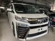 Recon 2018 TOYOTA VELLFIRE 2.5 ZG FACELIFT // SUNROOF - Cars for sale