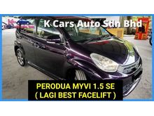 2012 Perodua Myvi 1.5 SE ZHS (A) SPECIAL EDITION