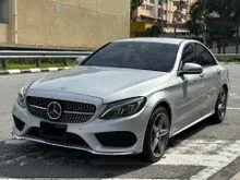 2016 Mercedes-Benz C200 2.0 AMG Line Sedan  (CBU) / 41K KM / Blind Sport / Lane Assist / True Year Made