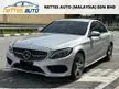 2016/2021 Mercedes-Benz C200 2.0 AMG Line Sedan  (CBU) / 41K KM / Blind Sport / Lane Assist / True Year Made
