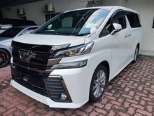 2016 Toyota Vellfire 2.5 Z Golden Eyes SUNROOF 3 PD 5 YEAR WARRANTY