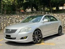 2007 Toyota Camry 2.4 V Sedan - FULL SERVICE RECORD TOYOTA / WELCOME CASH BUYER ONLY / SUNROOF / MICHELIN TYRE / TINTED / ACCIDENT FREE / FLOOD FREE