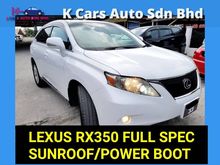 2012 Lexus RX350 3.5 (A) 1 OWNER LUXURY FULL SPEC
