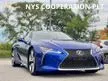 Recon 2020 Lexus LC500 5.0 V8 Structural Blue Special Edition Coupe Unregistered 10 Speed Auto Paddle Shift Glass Roof Top Structural Blue Blue Moment In