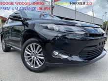 BOOGIE BLACK UNREG 2016 TOYOTA HARRIER 2.0 PREMIUM ADVANCE JBL JPN