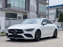 2022 Mercedes-Benz AMG CLA35 2.0 4MATIC Coupe (A) READY STOCK [UNREG] PERFORMANCE PKG [288K] PANORAMIC SUNROOF, HEAD UP DISPLAY, 360 CAMERA
