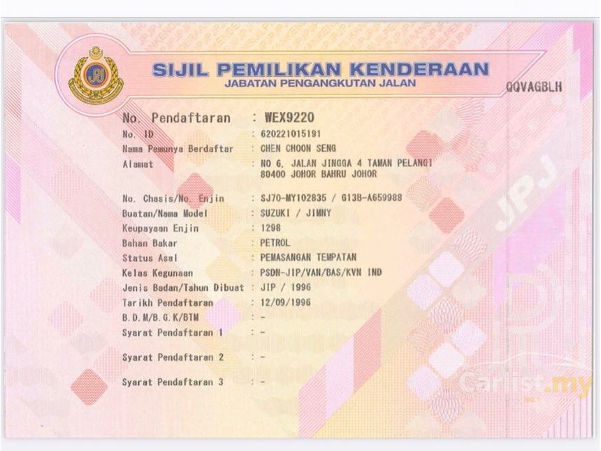 Used 1996 Suzuki Jimny 1.3 manual OTR PRICE - Carlist.my