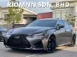 Recon [VALUE BUY] 2019 Lexus GS F 5.0, 19in Rim, Black and Red interior, BSM, LKA, PCS, 3 LED Headlights, Reverse Camera and MORE