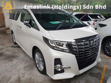 2015 Toyota Alphard 2.5 SA 2 Power Door Power Boot Local AP Unreg (PRICE ZERO GST)
