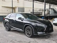 2020 Lexus RX 300 2.0 F-Sport HUD BSM Sunroof 4Cam Low Mileage