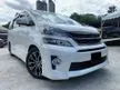 Used Toyota Vellfire 2.4 Z Platinum Sunroof Power Boot Home Theater - Cars for sale