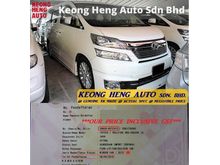 (ACTUAL YR MADE 2O13)(VL FULL SPEC)(FACELIFT)(GST INCLU)(1 OWNER)(REG 2O15)(LOW MILE LIKE NEW)(KL CHERAS AREA) TOYOTA VELLFIRE FACELIFT 3.5 VL MPV