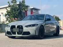 2022 BMW M3 3.0 Competition Xdrive Sedan Japan Spec 5AA Brooklyn Grey Harmon Kardon Carbon Roof Carbon Exterior Carbon Interior