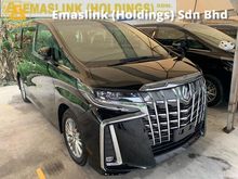 2018 Toyota Alphard 2.5 SA New Facelift Unregister 2.xx interest rate New arrival Android Player power boot 7seater Surround Camera