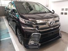 2015 Toyota Vellfire 2.5 ZG BODYKIT ROOF TV UNREG15