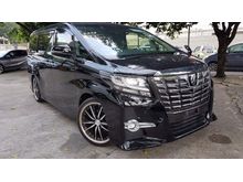 2015 Toyota Alphard 2.5 G MPV 2.5 SC Pilot Seat Power Boot Roof Monitor Unreg