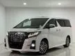 Used 2017/2019 Toyota Alphard 2.5 G SC Package MPV FREE 1 YEAR WARRANTY LOW MILEAGE WEEKEND CAR ONE OWNER ONLY VERY CLEAN INTERIOR ACCIDENT FREE FLOOD FRE - Cars for sale