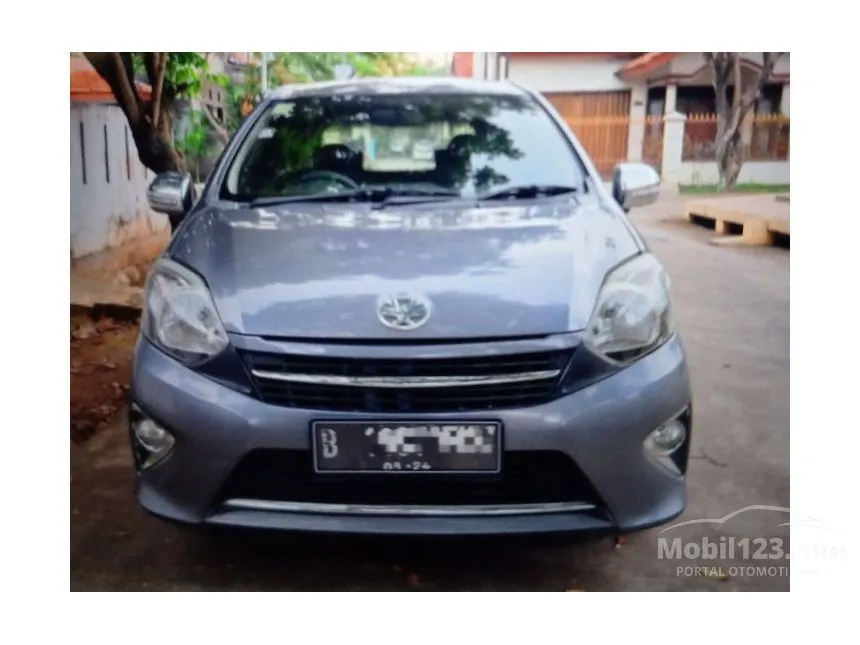 Jual Mobil Toyota Agya 2014 G 1.0 di Jawa Barat Automatic Hatchback Abu