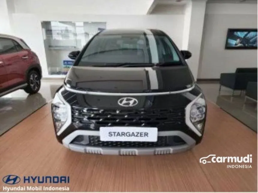 Jual Mobil Hyundai Stargazer 2024 Prime 1.5 di Banten Automatic Wagon Hitam Rp 230.000.000