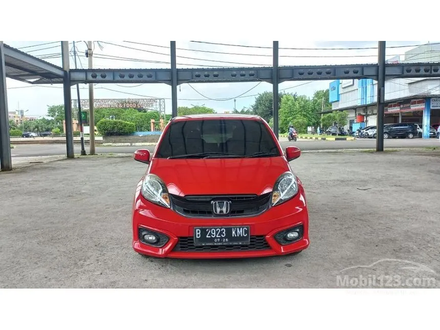 Jual Mobil Honda Brio 2016 E 1.2 di DKI Jakarta Automatic Hatchback Merah Rp 115.000.009