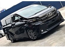 SUPER FLASH SALE - 2016 Toyota Vellfire 2.5 ZA Golden Eyes LUXURY MPV (CBU) UNREGISTERED 