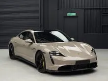 2021 Porsche Taycan Turbo S PTS Coffee Beige Loaded Optional Item