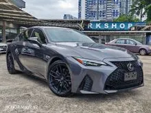 2021 Lexus IS 300 2.0 F Sport MODE BLACK and BLACK INTERIOR