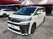 Recon Toyota Vellfire ZG 2019 Pearl White got 3 LED, 18 inches sport rims, Ventilator Seat, Alpine Roof Monitor and Alpine sound System. - Cars for sale