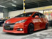 2013 Toyota Wish S 1.8 AT CAR LOWERED, LOCAL AP, 18-INCH ADVAN RACING SPORT RIMS