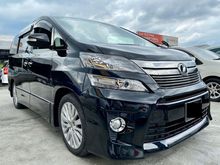 2014 Toyota Vellfire 2.4 Z Golden Eyes MPV HIGH LOAN AMOUNT HIGH TRADE IN VALUE CALL NOW GET FAST
