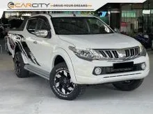 2019 Mitsubishi Triton 2.4 VGT Dual Cab 4X4 Pickup COME WITH WARRANTY ELECTRONIC LEATHER SEAT REVERSE CAMERA PUSH START MULTI FUNCTIONAL STEERING