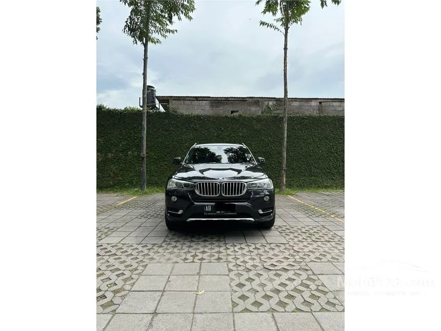 Jual Mobil BMW X3 2016 xDrive20i xLine 2.0 di Yogyakarta Automatic SUV Hitam Rp 425.000.000
