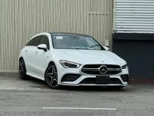 6 Years Warranty, Fully Loaded 2021 Mercedes-Benz CLA35 2.0 4 MATIC Shooting Brake Condition Tiptop